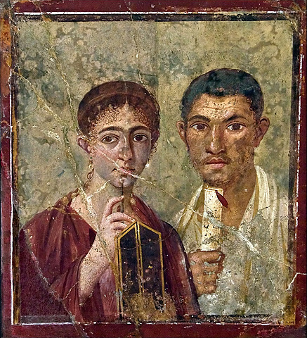ROMA. Retrato “El panadero Terentius Neo y su esposa” (Nápoles)