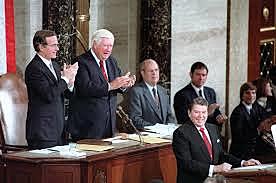 Reagan Delivers his First State of the Union