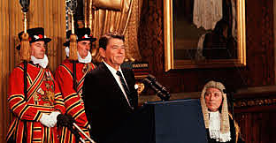 Reagan Address Parliament in England