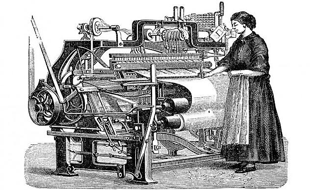 A power machine for weaving