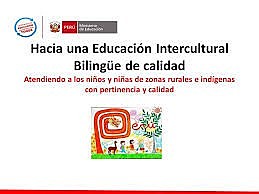 Programa de educación Intercultural bilingüe de Tierras bajas