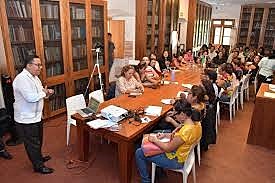 Talleres regionales en Cuzco Perú sobre bilingüismo.