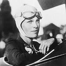 Amelia Earhart flies solo over the atlantic