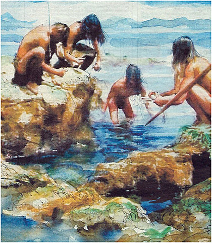 Llegada de los canarios a las islas canarias