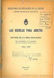 REGLAMENTACION DE LA EDUCACION PARA ADULTOS