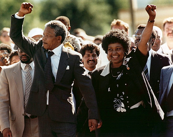 Nelson Mandela released from prison