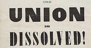 South Carolina secedes from the United States