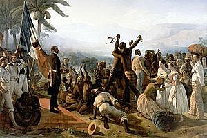 Slavery is abolished in all French colonies.