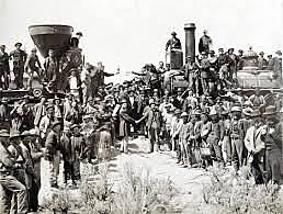 First Transcontinental Railroad Established