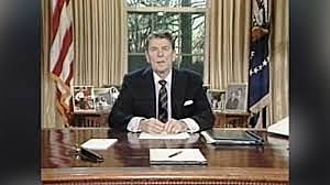 Space Shuttle Challenger explosion (Reagan Speech)