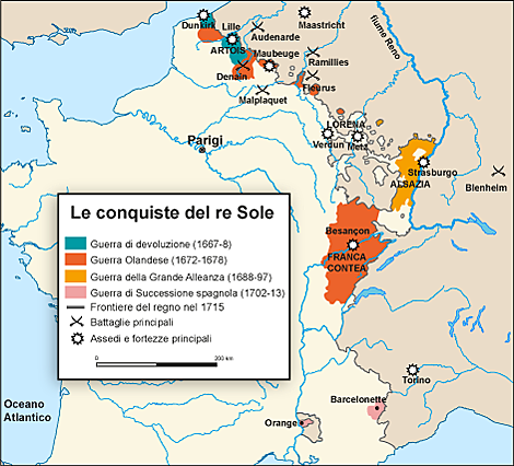 Fine del regno di Luigi XIV