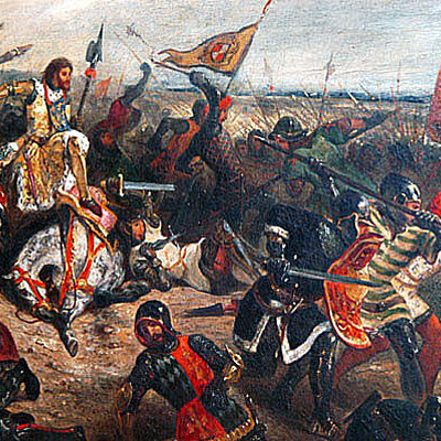 Timeline: The Battle of Poitiers occurred September 19,1356. The war took effect during the 100 Years of War. The timeline demonstrates the different dynastic conflicts and battles that occurred between the English and French.