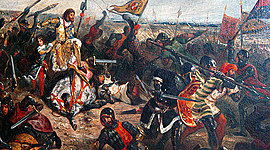 Timeline: The Battle of Poitiers occurred September 19,1356. The war took effect during the 100 Years of War. The timeline demonstrates the different dynastic conflicts and battles that occurred between the English and French.