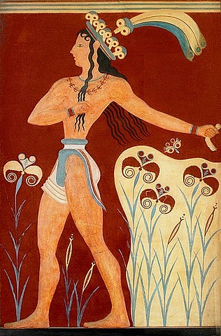 Fresco del príncipe de los lirios