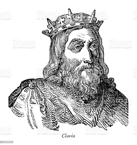 Premier roi de France.