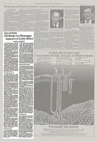 Embargo on Nicaragua