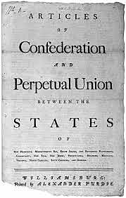 1777 -  Articles of Confederation