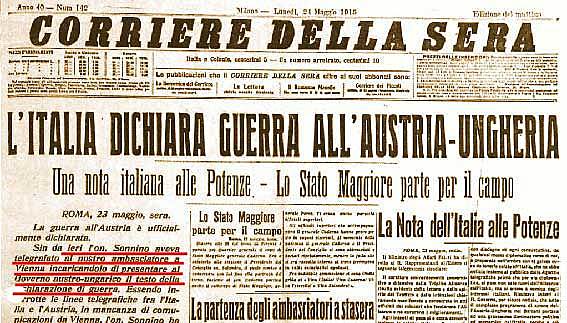 Patto di Londra ed entrata in guerra