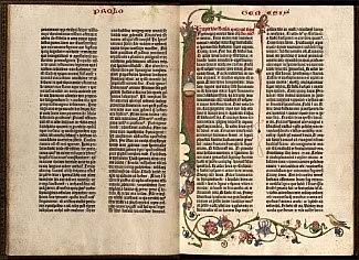 First Gutenberg Bible