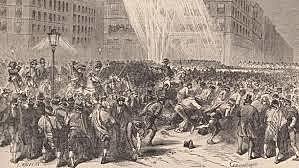 Protesta estudiantil en la Noche de San Daniel.