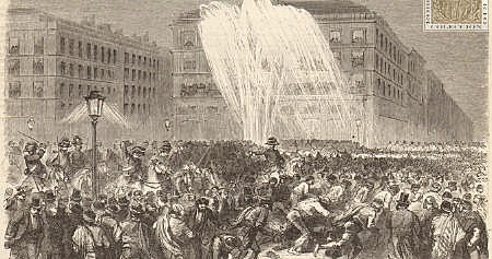 Protesta estudiantil en la Noche de San Daniel.