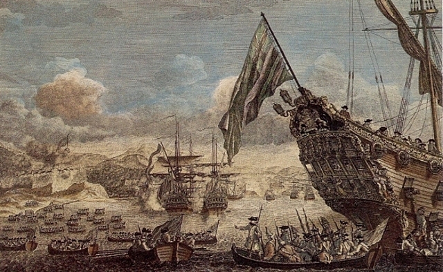 Attack by the English