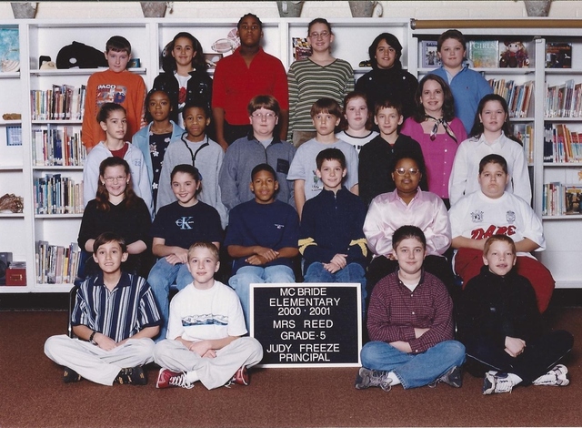 Mrs. Reed's Fifth Grade Class