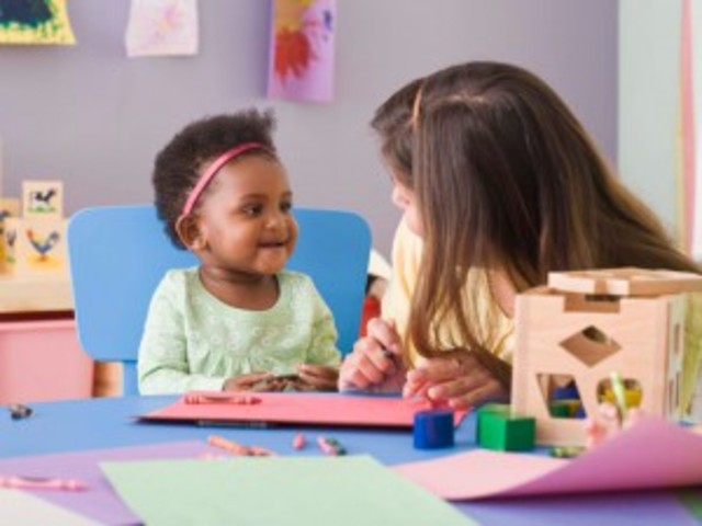 Nervous about going to daycare but had to go!!