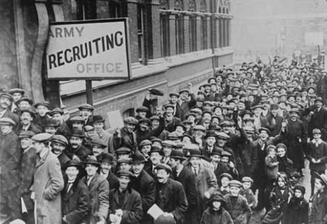 Beginning of the First World War