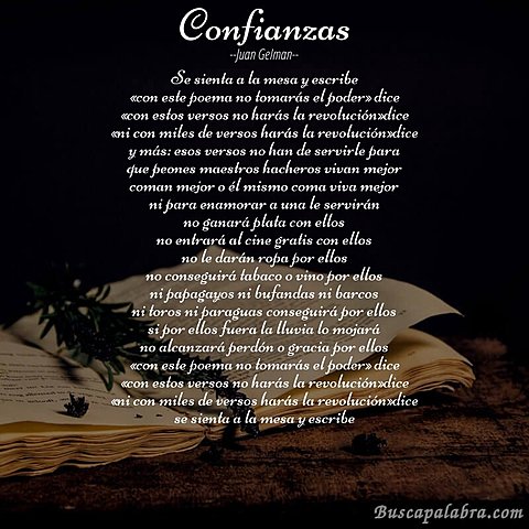 CONFIANZAS