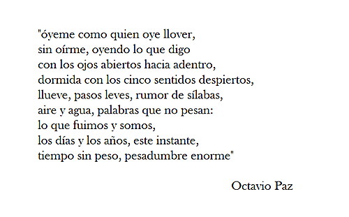 COMO QUIEN OYE LLOVER