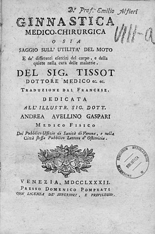 Documento Gimnasia medicinal y quirúrgica o ensayo sobre la utilidad del movimiento o de los diferentes movimientos del cuerpo y del reposo en la cura de las enfermedades