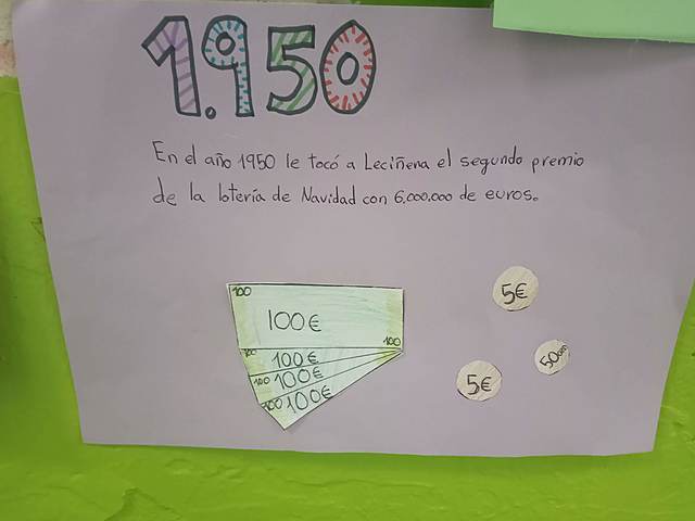 1950 TOCA LA LOTERÍA EN LECIÑENA