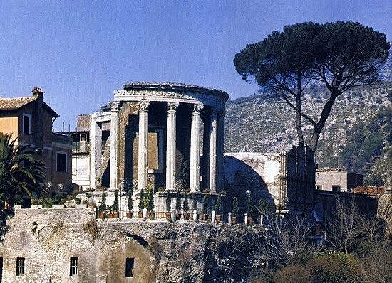 Templo de Vesta de Vesta en Tívoli.