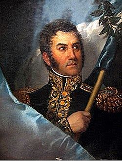 Jose de San Martin frees Peru from Spain