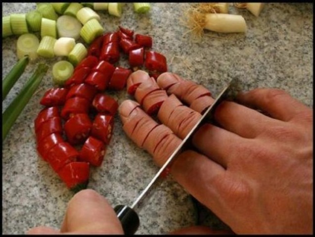 Chooped My Finger Off