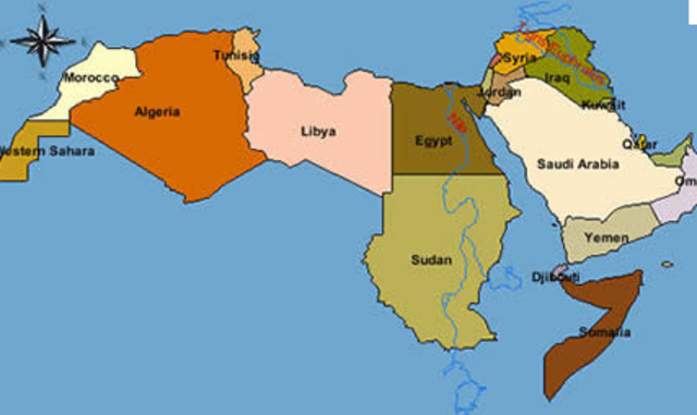 by this time the islamic empire reached well beyond the arab region