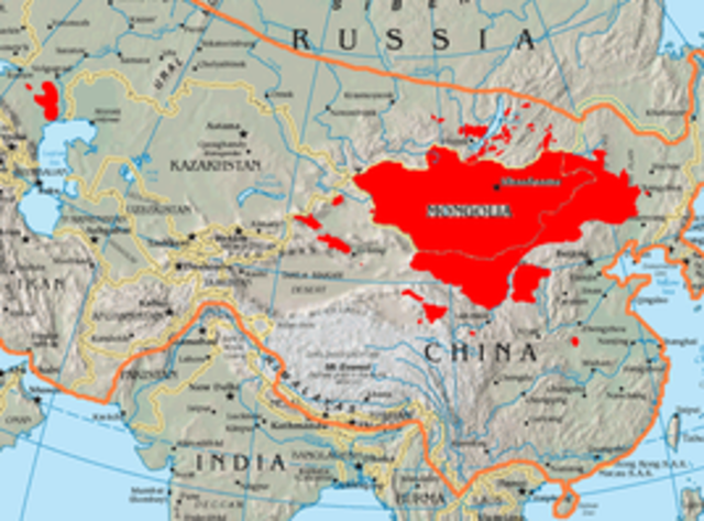 encroachment of other foreign powers, such as the mongol empire