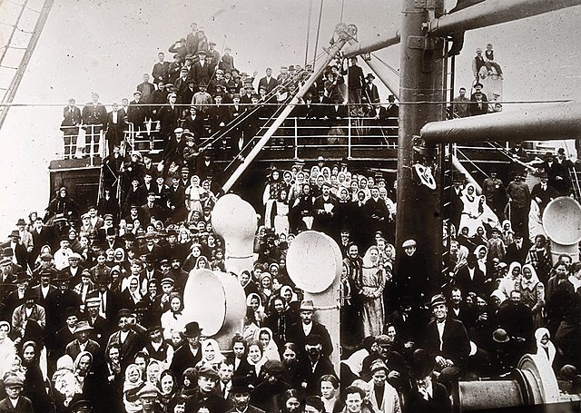 Le due fasi d'emigrazione