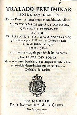 Tratado de San Ildefonso.