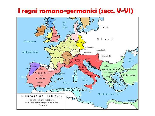 Il regno germanico in Italia.