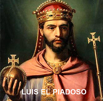 Muerte de Luis el Piadoso, hijo de Carlomagno
