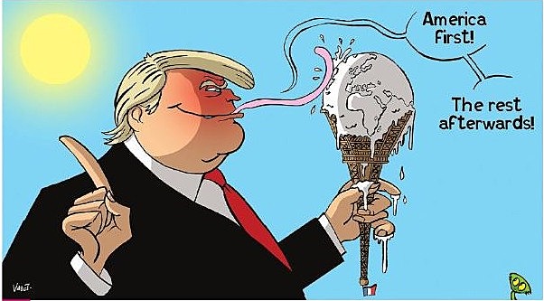 Les USA se retirent des accords de Paris