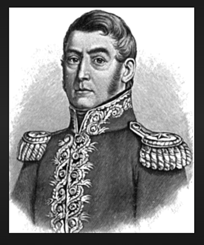 Jose de San Martin frees Peru from Spain