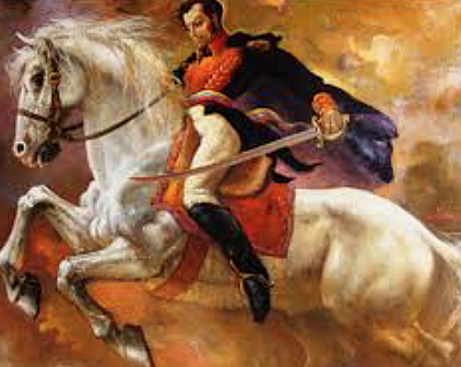 Bolívar and his Soldiers begin Venezuelas fight for independence