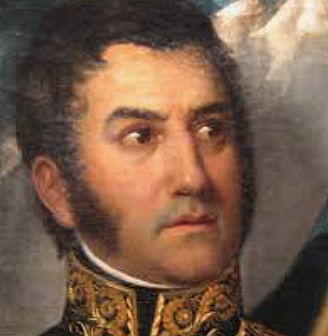 Jose de San Martin frees Peru from Spain