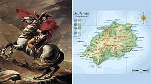 Napoleon is exiled to St. Helena Napoleon is defeated at Waterloo