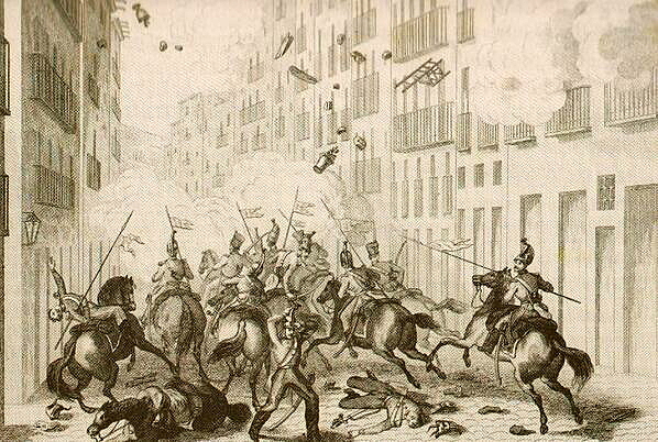 Motín en Barcelona.