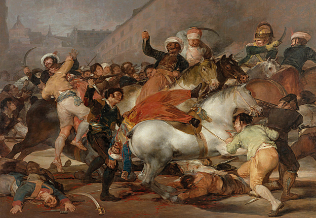 Sublevación del 2 de mayo e inicio de la guerra de la Independencia.