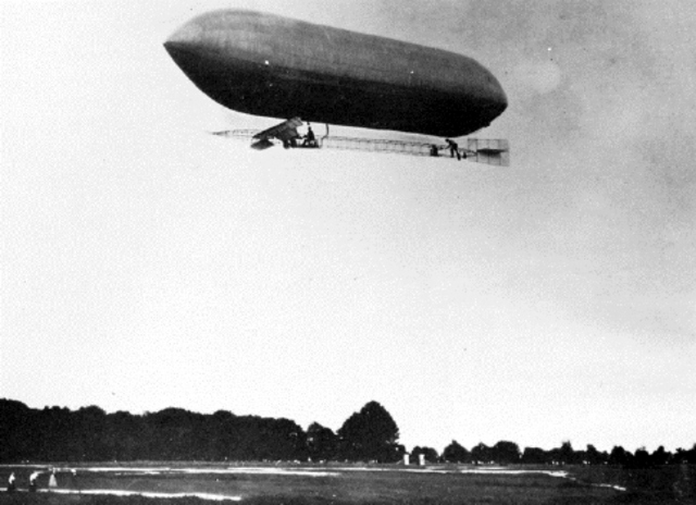 First Flight of British Army Dirigible